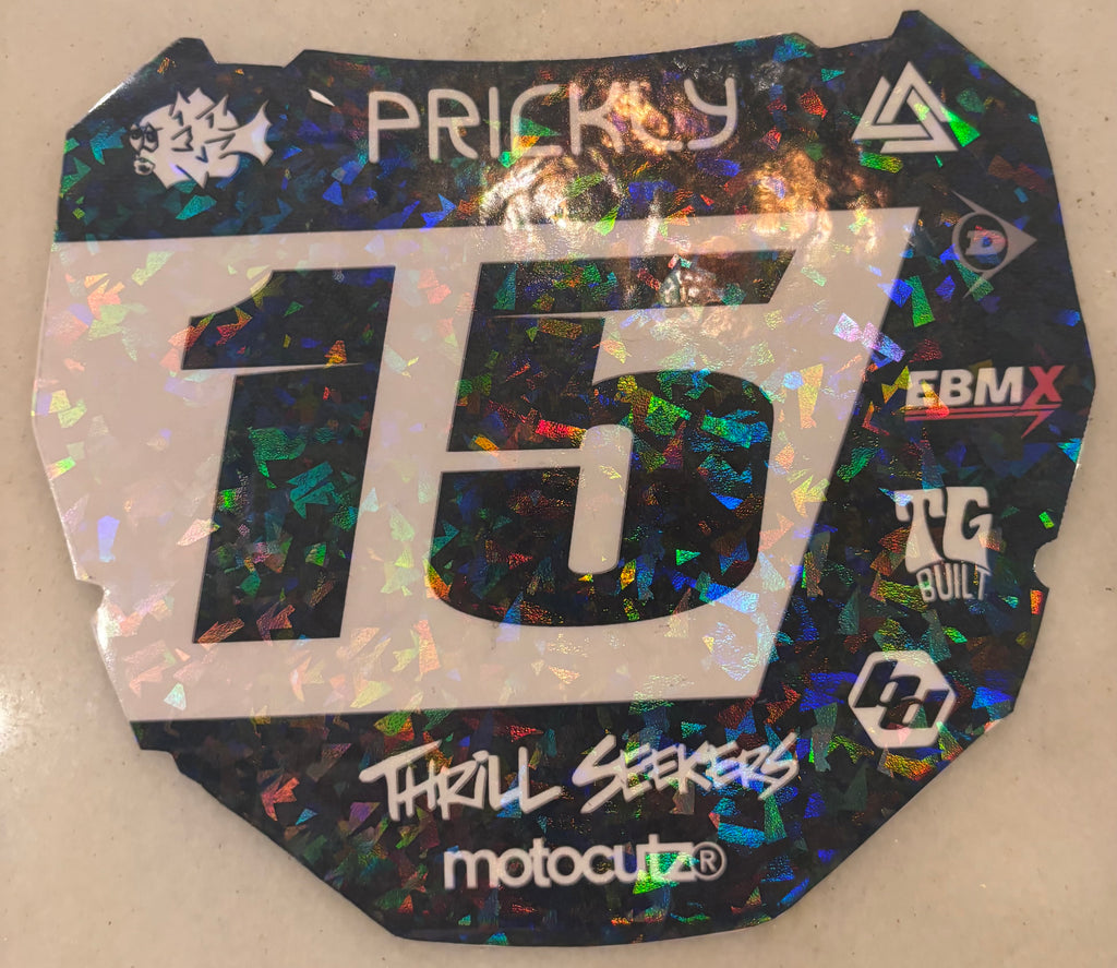 Number Plate - #15 with Hologram