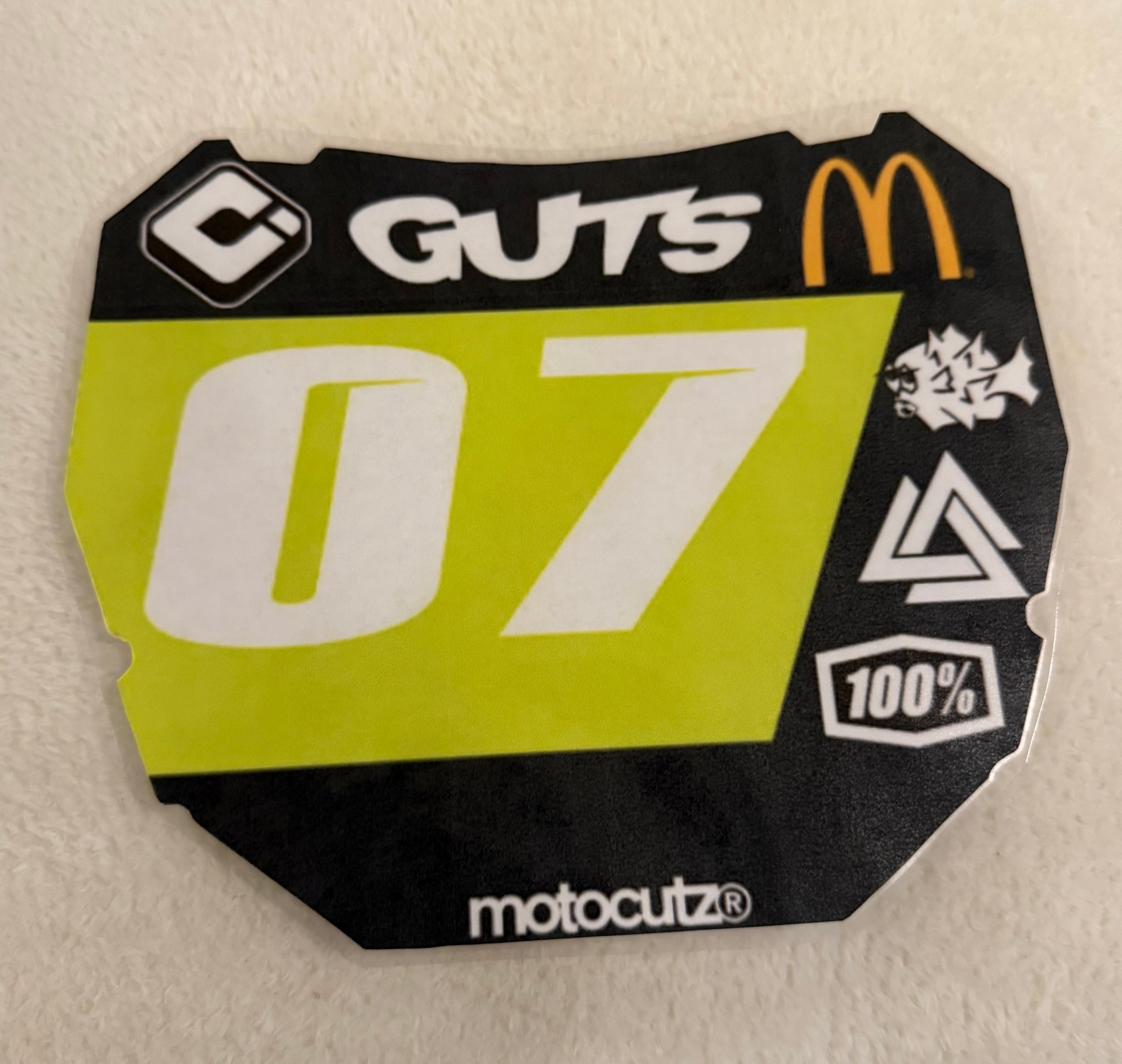 Number Plate - #07