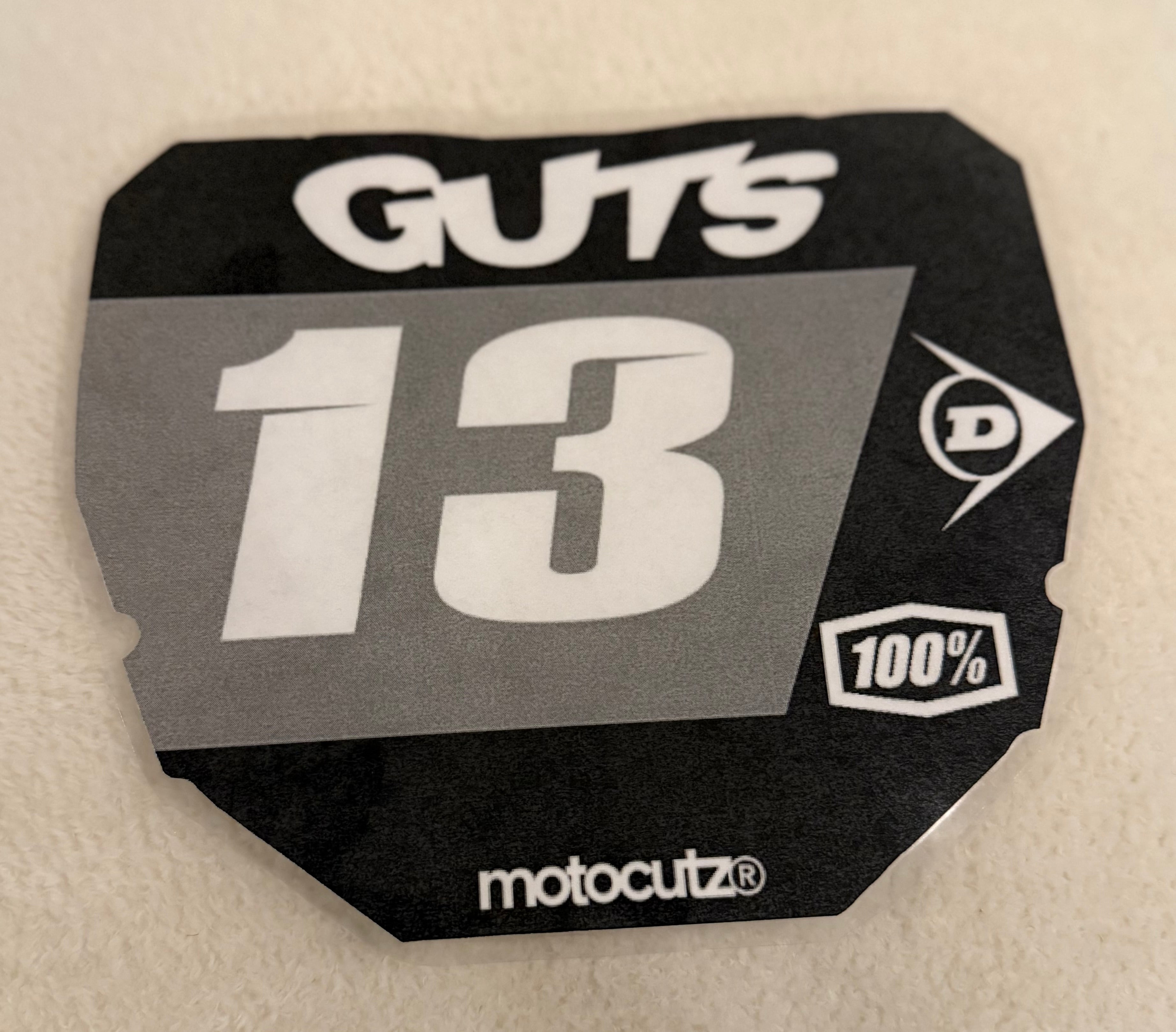 Number Plate - #13