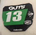Number Plate - #13 Green