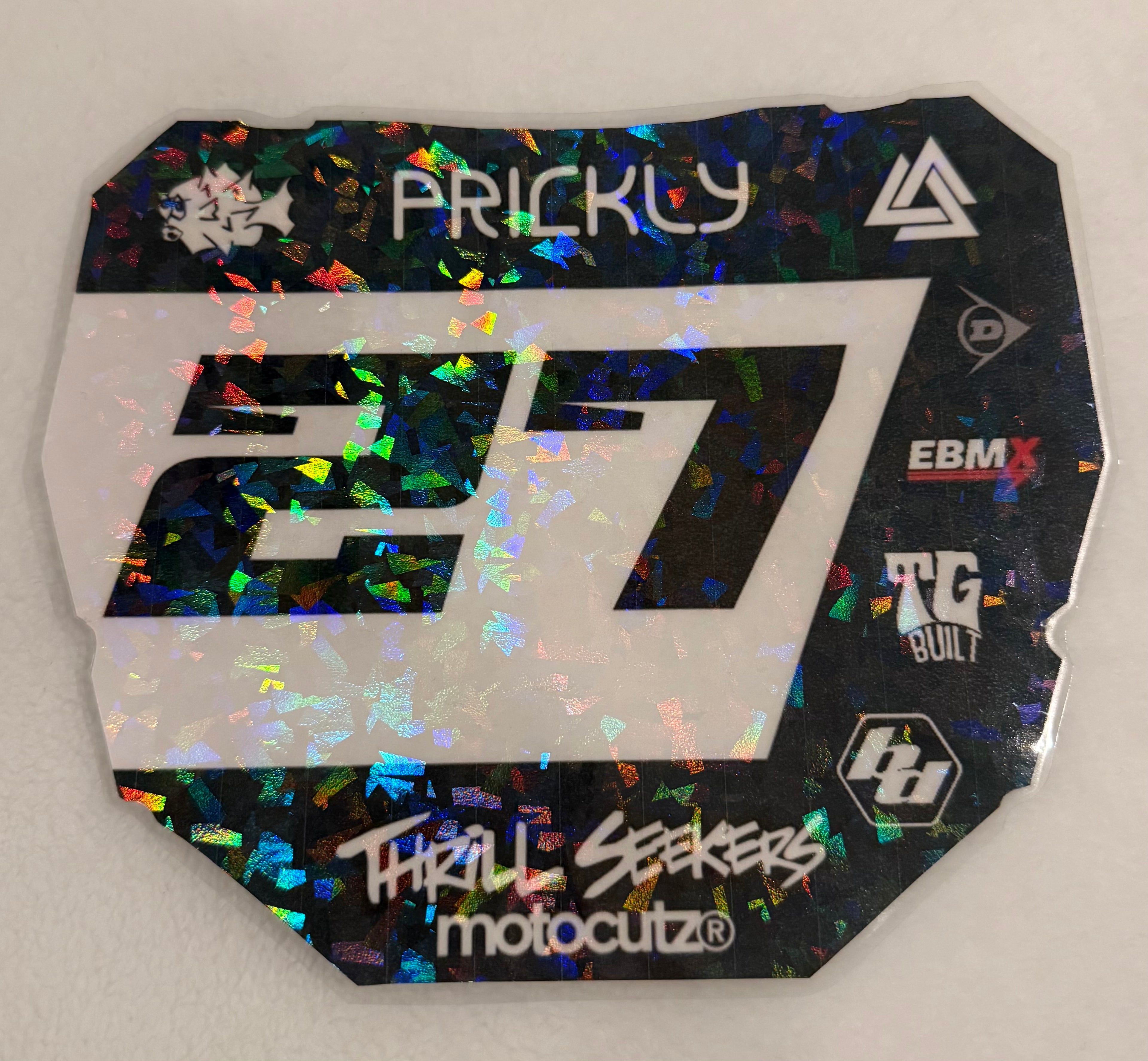 Number Plate - #27 with Hologram